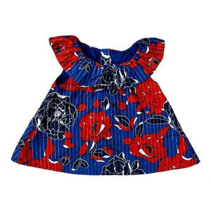 Janie & Jack | Floral Ruffle Swing Top (18-24 mos) 🌹
